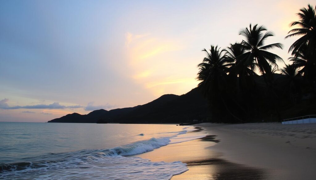 Praia de Zimbros em Bombinhas