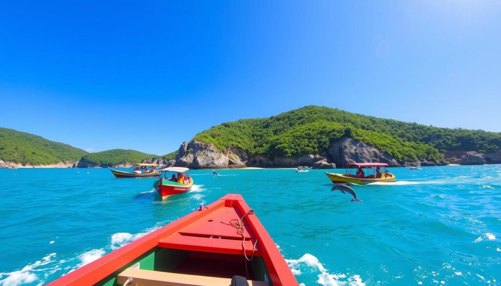 passeios de barco em bombinhas